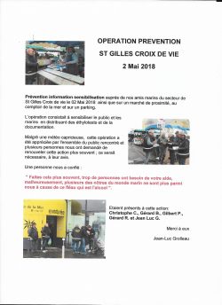 St Gilles Croix de Vie 2 mai 2018
