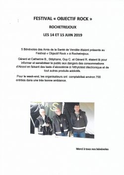 Festival Objectif Rock Rochetrejoux 15.06.2019