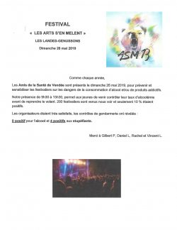 cpte rendu les arts s'en melent 26.05.2019