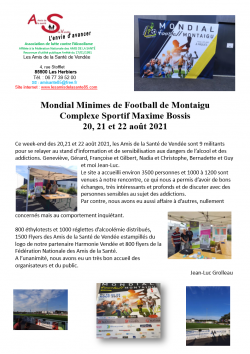 Image CR Mondial Minimes Montaigu 20 21 22 aout 2021