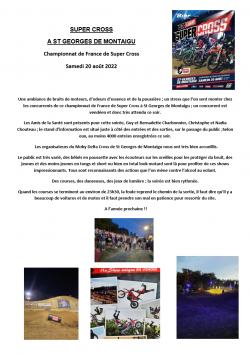 13)20.08.2022 image Super Cross St Georges de Montaigu